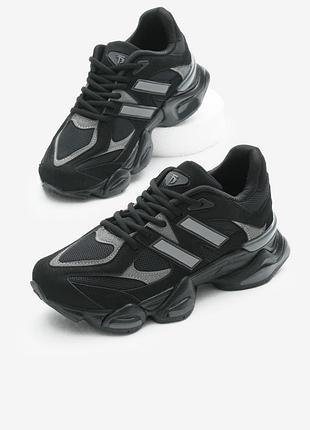 Кроссовки женские мужские unisex черные tonny black 43 trendyol 2390