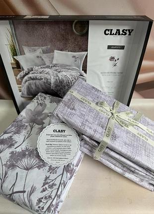 Постельное белье сатин де люкс евро размер clasy olava