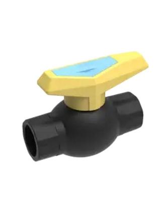 Кран 1/2" вв шаровой пластиковый (d20) santehplast
