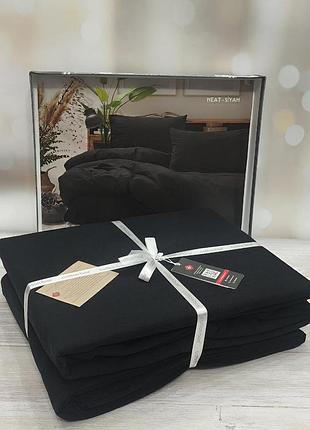 Постельное белье вареный хлопок 200 на 220 см евро размер cotton box neat
