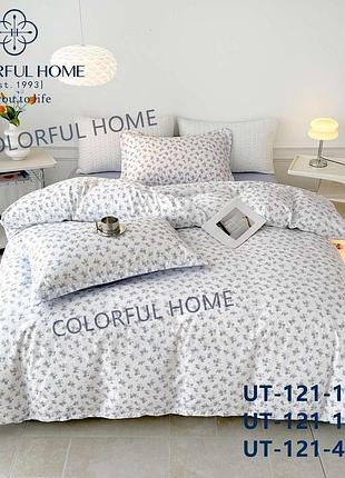 Постельное белье сатиновое colorfull home евро размер 200 на 230 см rita