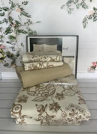 Байкова постільна білизна фланель сімейний розмір belizza home