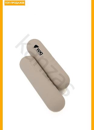 Женские гантели 2×1 кг soft touch wcg для фитнеса и йоги стильный спортивный инвентарь