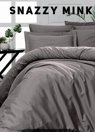 Постельное белье issi home сатин люкс eвро размер snazzy mink