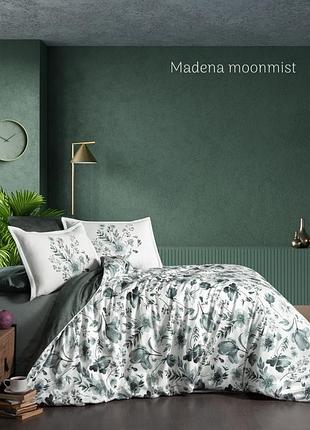 Постельное белье сатиновое la romano premium 300 tc евро размер madena moonmist