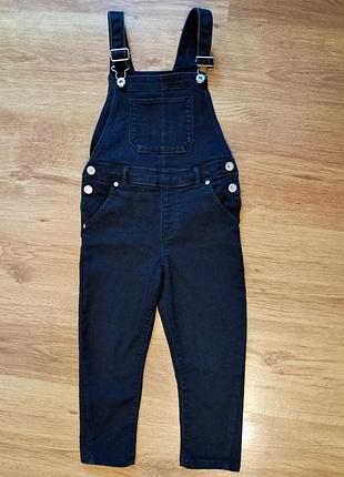 Джинсовий комбінезон river island 4 5 років 104 110 см