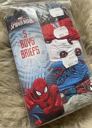 Детские трусы spider-man спайдермен комплект детского белья человек паук