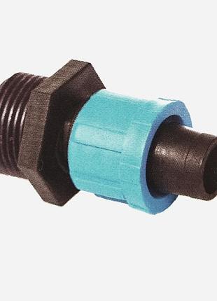 Соединение с наружной резьбой 3/4" для капельной ленты