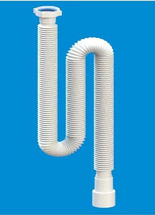 Гофрований гнучкий шланг для сифона 1 1/2"×40/50/l1200 santehplast