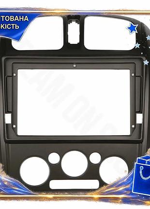 Перехідна рамка для автомагнітоли в автомобіль lesko 9" mazda 323 2004-2012 (6472) dm-11
