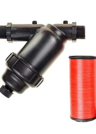 Фільтр дисковий 1 1/4" для крапельного поливу santehplast
