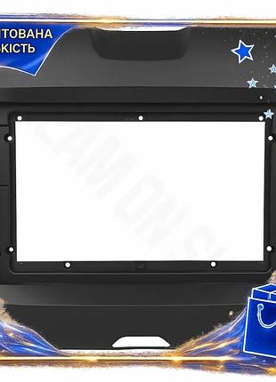 Перехідна рамка для автомагнітоли в автомобіль lesko 9" ford edge 2 2015+ (7822) dm-11
