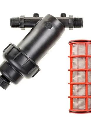 Фільтр сітчастий 3/4" для крапельного поливу santehplast