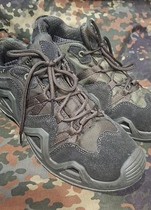 Кроссовки lowa zephyr, gore tex темное масло, демисезонные