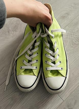Converse all star оригінал, салатові