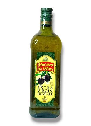 Оливковое масло maestro de oliva extra virgin, 1 л (стекло)