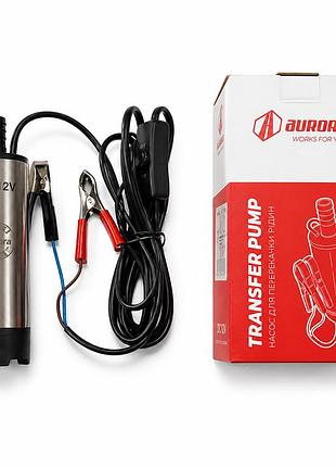 Насос для перекачки топлива погружной aurora 12v 30 л/мин d50 (штуцер 19 мм)