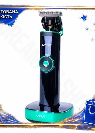 Машинка для стрижки волос аккумуляторная 5вт led дисплей триммер dm-11