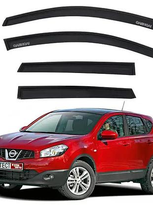 Дефлекторы окон ветровики nissan qashqai 2007-2014 3m (скотч) av-tuning