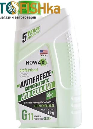 Антифриз nowax g11 зеленый концентрат