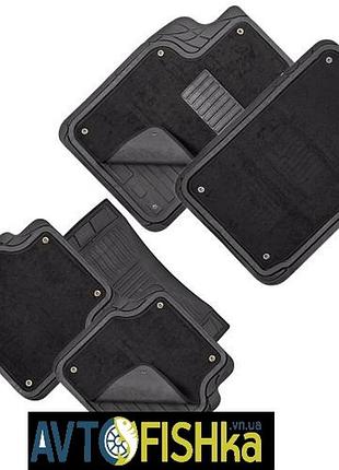 Коврики vitol pvc съемный войлок (5шт./компл. черные ) 74x50 47x50 23x50