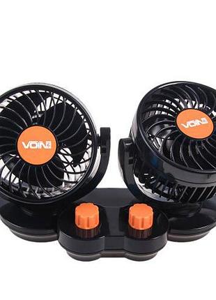 Вентилятор voin hx-t308 4" 24v 10w двойной две скорости/две регулировки (hx-t308)