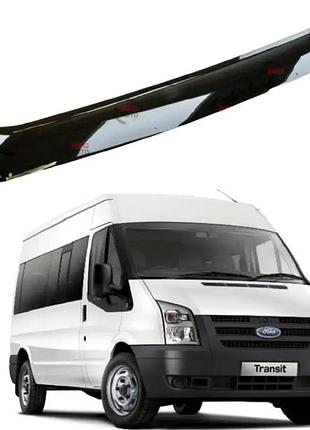 Дефлектор капота на ford transit 2006-2014 евро крепеж . мухобойка на ford transit