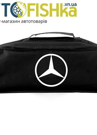 Сумка автомобильная mercedes черная мат. (большая)