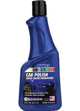 Поліроль кузова abro синя car wax blue 473 мл
