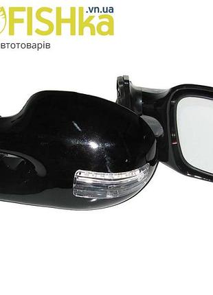 Зеркало vitol black/led