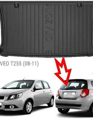 Коврик в багажник chevrolet aveo frogum т255 хэтчбек (с 2012 г.в.)