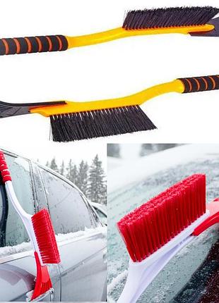 Щетка со сьемным скребком tompar 54см мягкая вставка