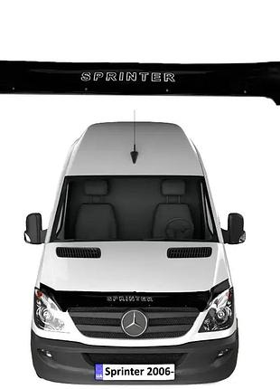 Дефлектор капота на mercedes sprinter ii (w906) 2006-2013 av-tuning