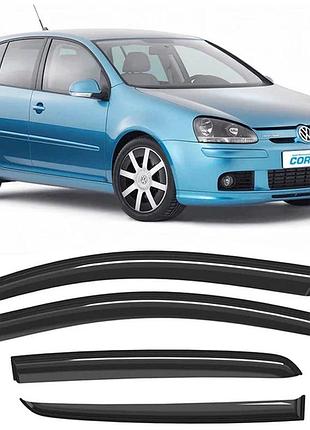 Дефлекторы окон ветровики volkswagen golf vi хетчбек 5d 2008-2012 hic тайвань