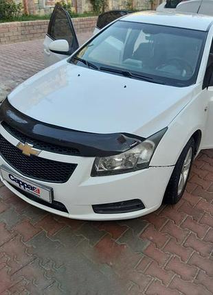 Дефлектор капоту chevrolet cruze 2009-2015 eurocap 1720k477