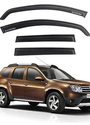 Дефлектори вікон вітровики renault duster 2010-2018 3м av-tuning харків