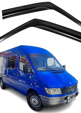 Дефлекторы окон ветровики для mercedes sprinter i 1995-2006 (скотч) sunplex турция