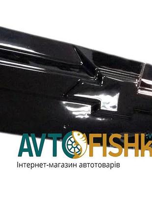 Зимова накладка на решітку радіатора (глянцева) chevrolet aveo 2006-2011 (верх). заглушка решітку радіатора