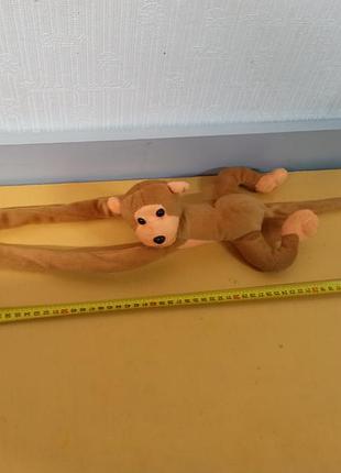 Мягкая игрушка обезьяна, лапы на липучках, 2