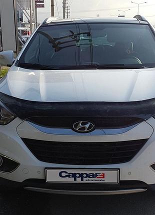 Дефлектор капоту hyundai ix35 2010-2015 eurocap 3236k618