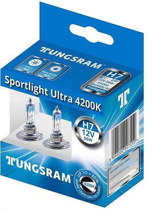 Лампа н7 12v 55 w tungsram sportlight ultra 4200k