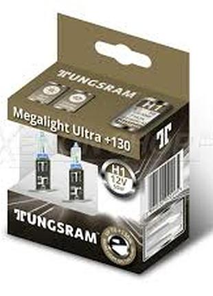 Автолампа галогенная tungsram h7 12v 55w tu megalight ultra +130 58520xnu (2 шт.)