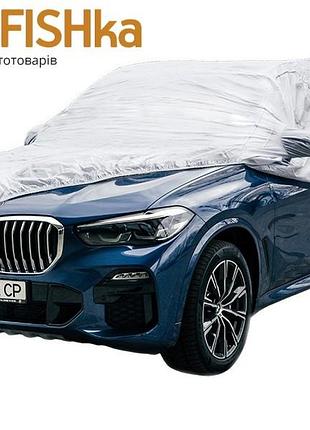 Автомобільний тент джип/мінівен milex xxl 508 x196x152 peva з підкладкою, кишені дзеркал, замок