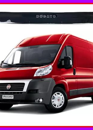 Дефлектор капота мухобійка на fiat ducato iii 2006-2014 av-tuning
