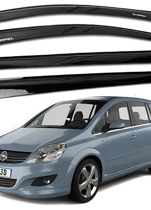 Дефлекторы окон ветровики для opel zafira b 2005-2011 av-tuning