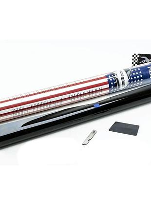 Пленка тонировочная американка autodnepr 0.75x3m super dark black (src антицарапин)