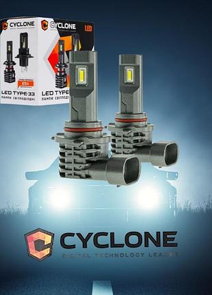 Светодиодные лампы led cyclone hb3 12v 12w type 33 5000k 4800l радиатор