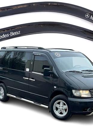 Дефлекторы окон ветровики для mercedes vito i 1996-2003 (скотч) av-tuning