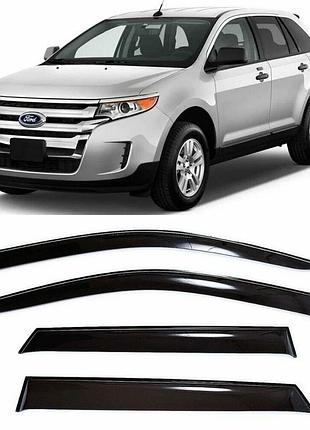 Дефлекторы боковых стекол cobra tuning на ford edge 1 l 5 door 2006 - 2014 - ветровики боковых окон для форд э