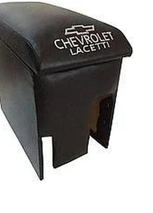 Підлокітник chevrolet lacetti з вишивкою чорний